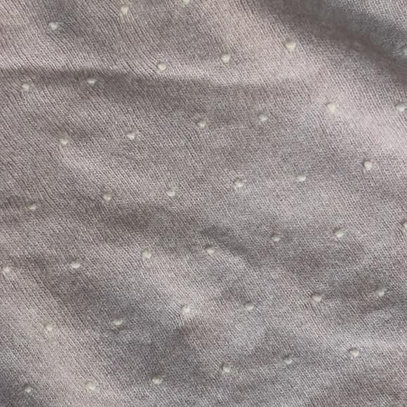STUNNING CASHMERE BLEND POLKA DOT SWEATER LARGE - Picture 2 of 4